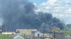 Fire erupts at apartment building in South Bethlehem