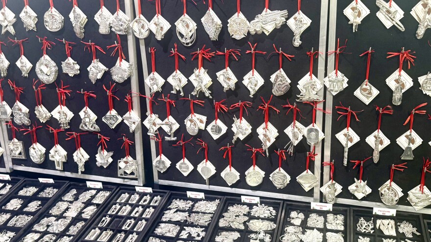 House of Morgan pewter ornaments