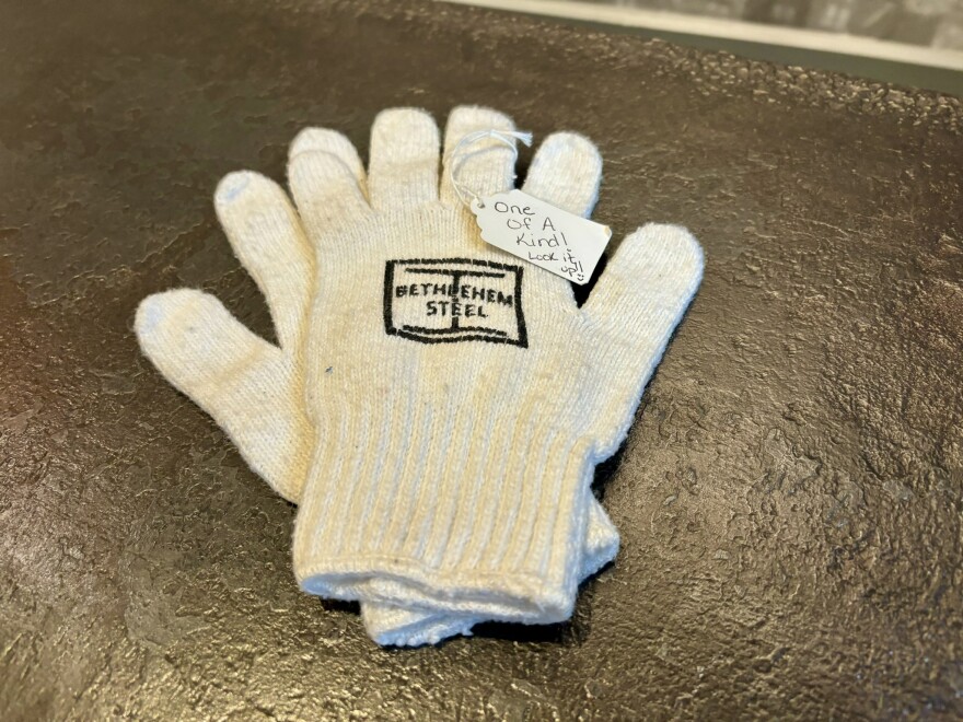 Bethlehem Steel workers gloves