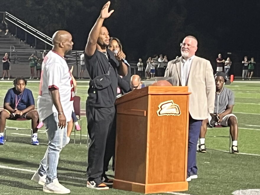 Saquon Barkley inducted into Whitehall High School Hall of Fame