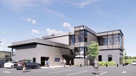 Rendering for new BSI Corporate Benefits headquarters at Victory Firehouse