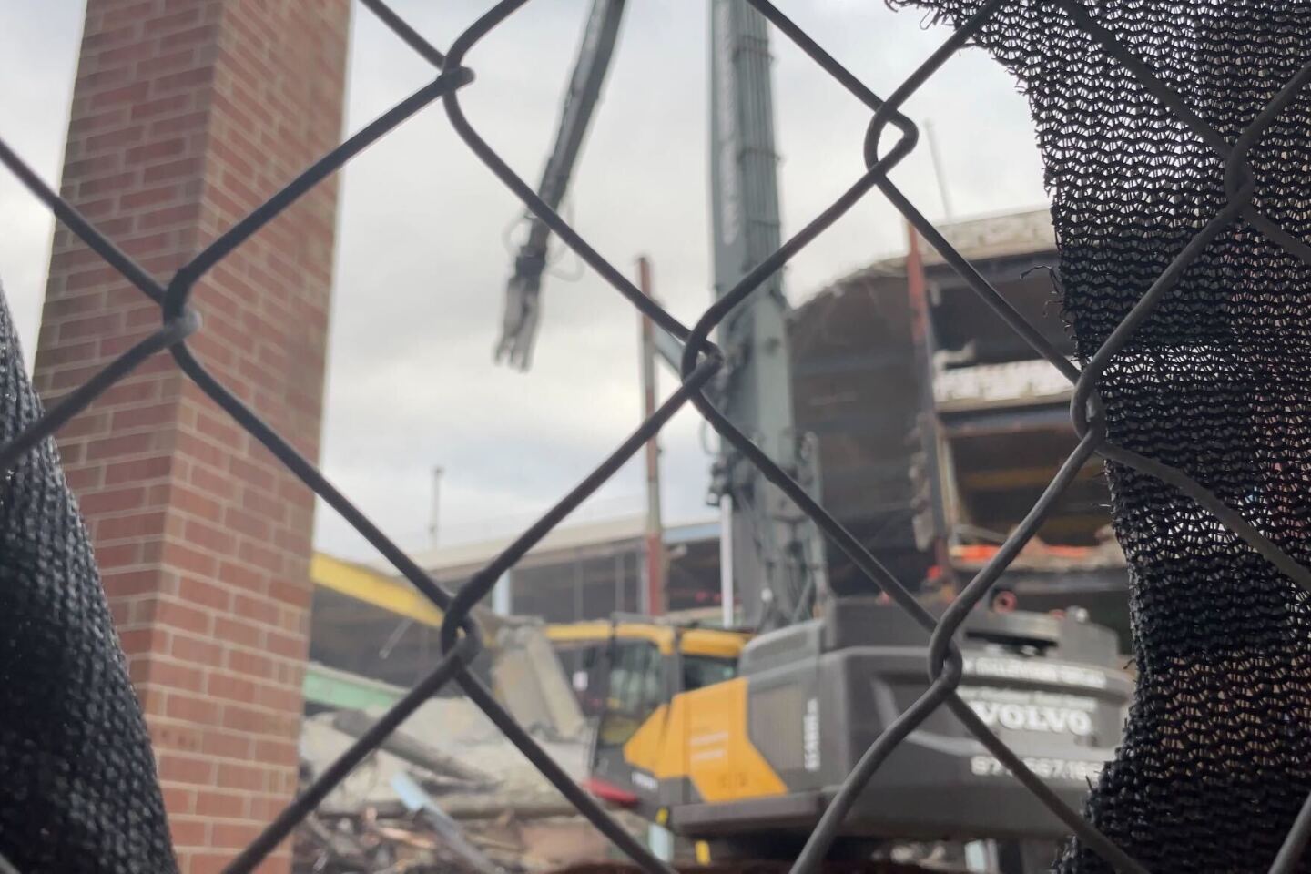 Walnut Street Garage Demolition