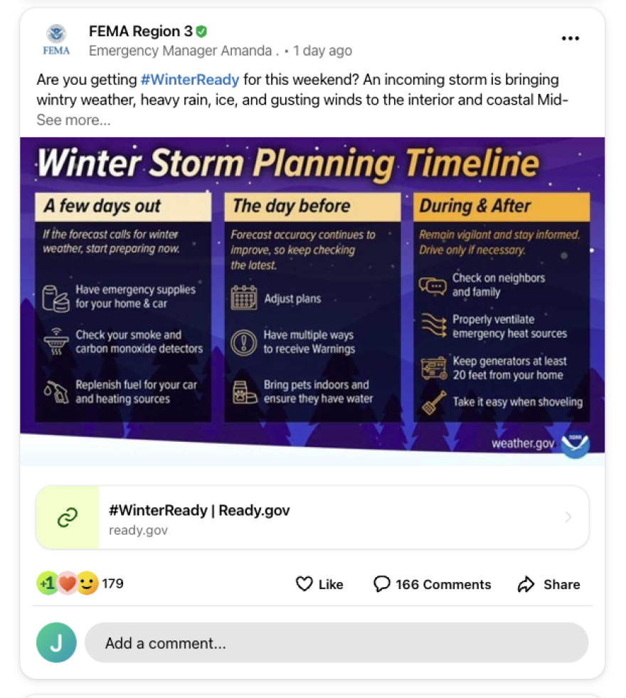FEMA ads on NextDoor