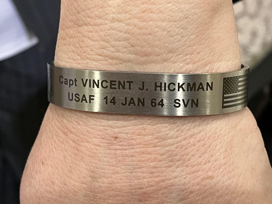 DeSales event Capt. Hickman bracelet.jpg