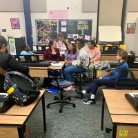 Broughal Middle School songwriting workshop