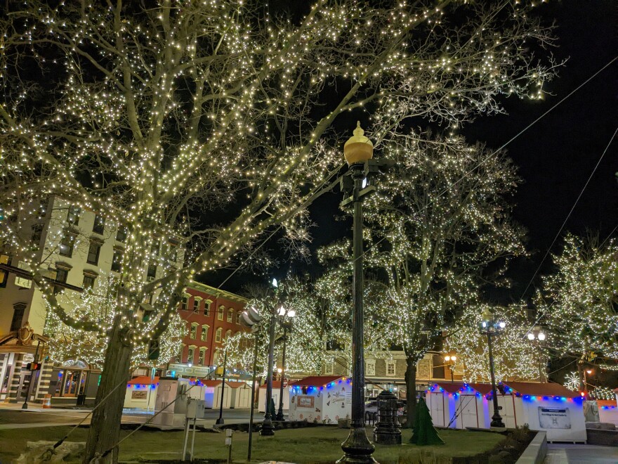 Centre Square tree lights