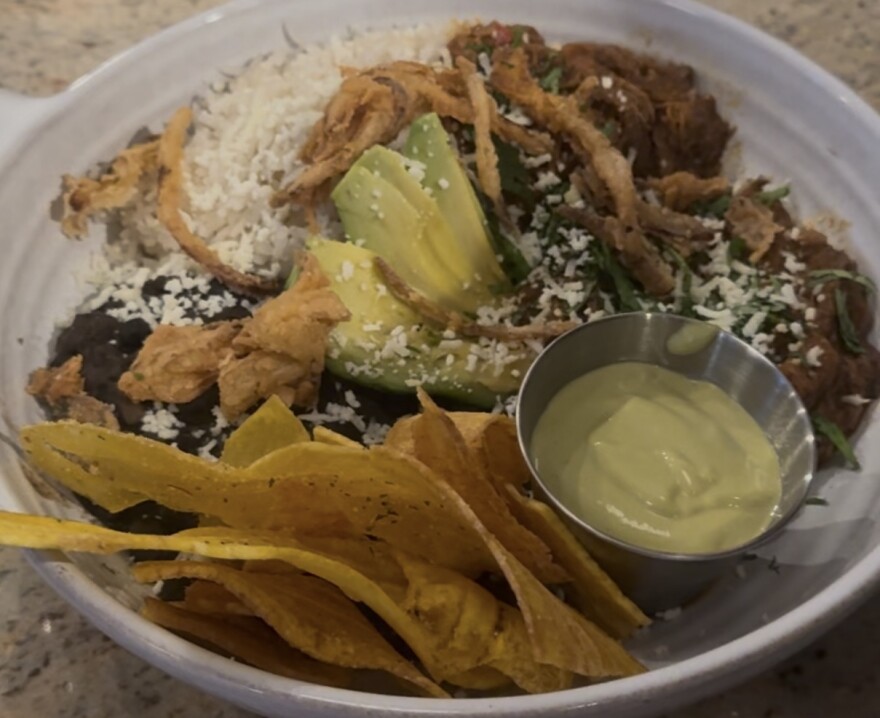 Ropa vieja bowl
