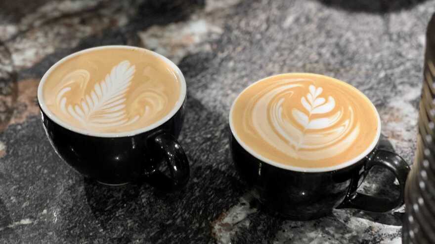 Nowhere Coffee Co. lattes