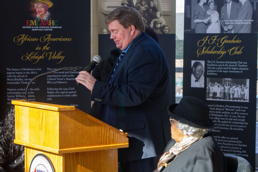 Lamont McClure in Easton, Jan. 17, 2025.