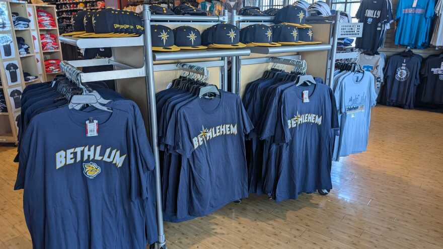 IronPigs Bethlehem City Connect merchandise