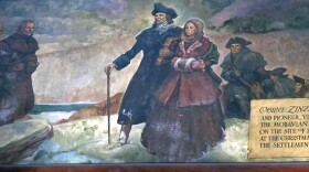 George Gray mural of Moravian Count