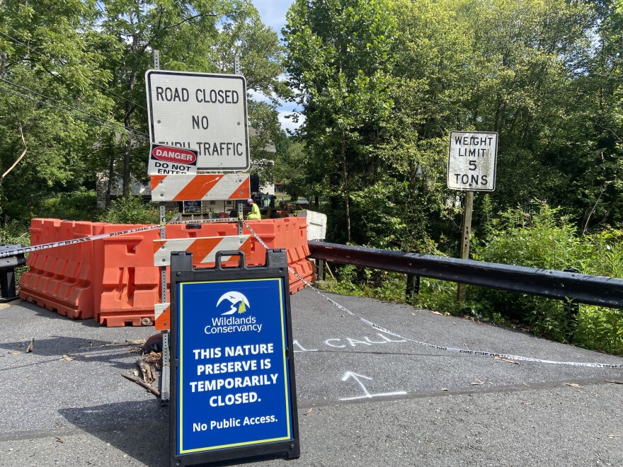 Dorothy Rider Pool Wildlife Sanctuary bridge collapse