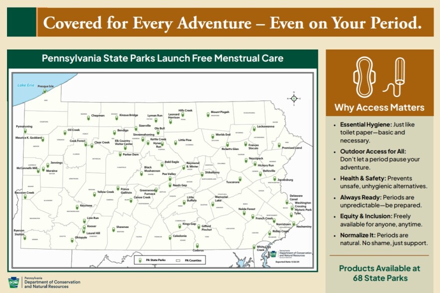 DCNR free period products state parks