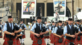 Celtic Classic bagpipers