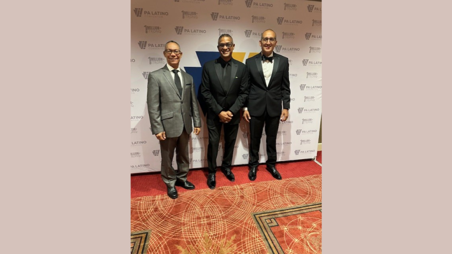 Julio Guridy, Roberto Clemente Jr. and Luis Campos