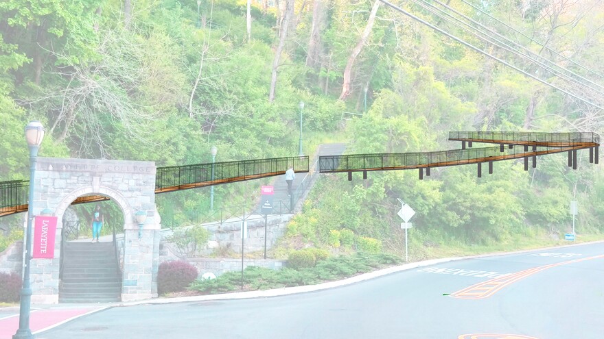 Lafayette College walkway project