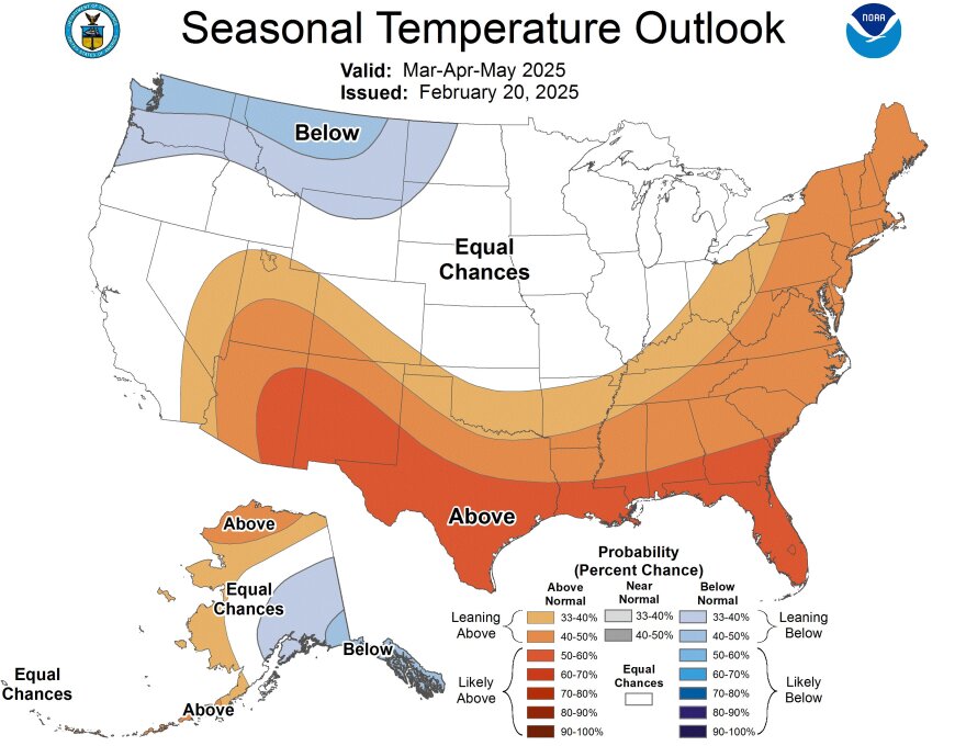 Spring Temperature Outlook
