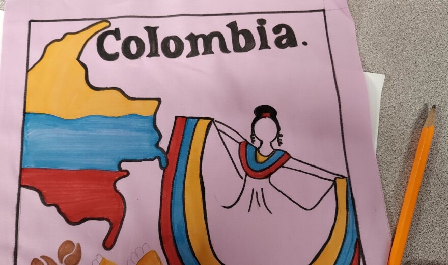 Colombia drawing