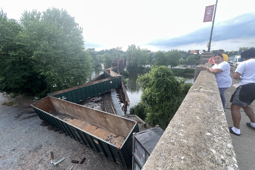 Norfolk Southern train derailment in Bethlehem