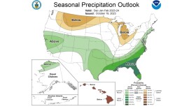 NOAA winter outlook precipitation