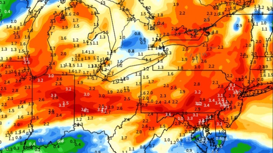 Rain in the forecast