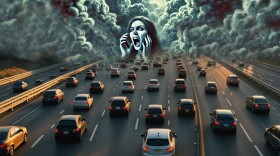 The Road Ahead illustration for road rage, aggressive driving