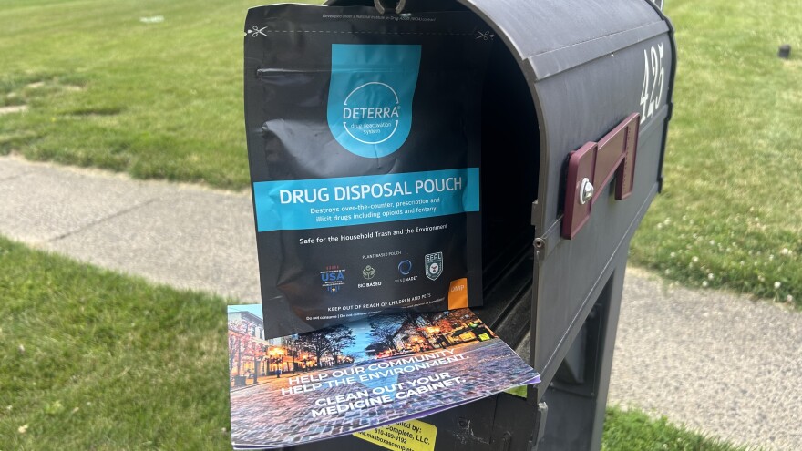 Drug disposal pouches
