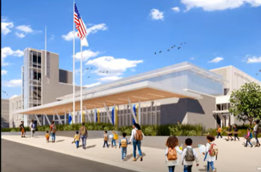 Updated East Side School Rendering