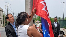 juneteenth allentown flag raising