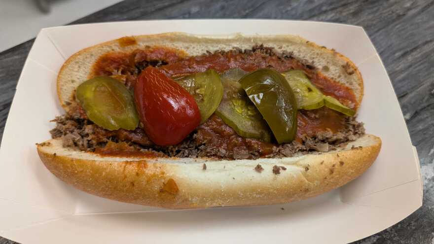 Brass Rail steak sandwich