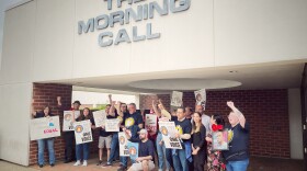 Morning-Call-strike-rally