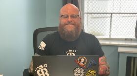 Chris Yarnell at the Battle Borne office in Allentown.