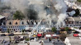 Fire in Easton